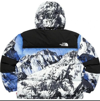 Supreme The North Face  Mountain Baltoro Mans Jacket Blue Size Medium FW17