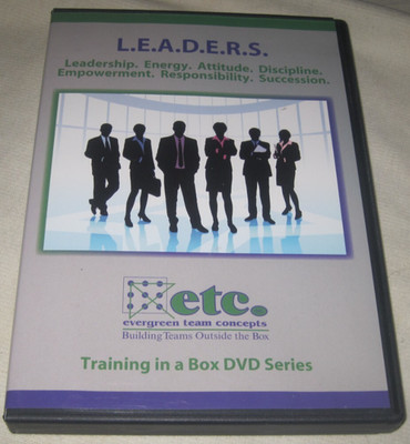 L.E.A.D.E.R.S. DVD's 2-Disc Leadership Training Evergreen Team Concepts 2008