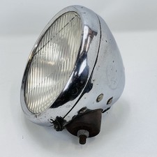 Vtg Parabeam Headlamp Chrome Headlight Hudson Franklin Hot Rod Rat Rod Lens 9.75
