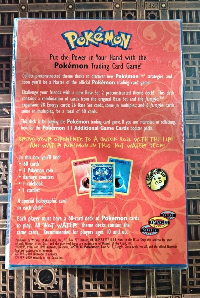 Pokémon TCG – Hotwater 2 Theme Deck – English Version – Seald New - Bild 2 von 2