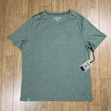 Chubbies T Shirt Men XL Green Crew Neck Sport Tee Short Sleeve NWT