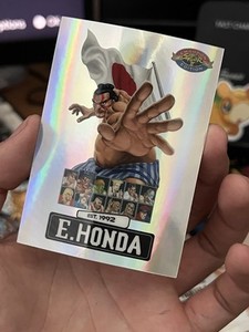 PSA 1 E. Honda Silver Street Fighter 2 Promo Card Champion Edition