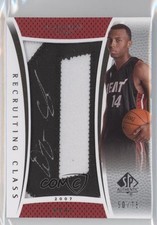 2007-08 SP Authentic 50/75 Daequan Cook #RC-DC Patch Auto 0f8