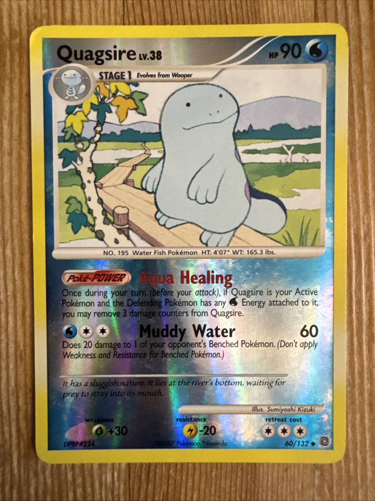 Pokémon TCG Quagsire Secret Wonders 60/132 Reverse Holo Uncommon LP