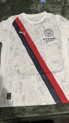 Puma X KidSuper Manchester City Club World Cup Away Short Sleeve Jersey Size M