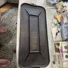 Vintage Griswold ERIE #7 744 Cast Iron Griddle Slant Logo