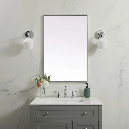 Elegant Lighting MR42436 Eternity 24" W x 36" H Modern - Silver - Picture 7 of 12