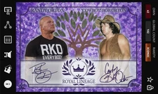 Randy Orton Cowboy Bob Purple Mini Diamond Royal Lineage Topps Slam WWE Culture