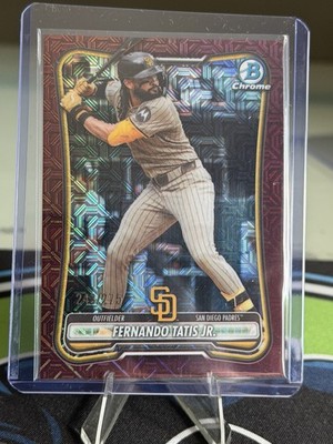 2026 Bowman Baseball Fernando Tatis Jr  Burgundy Mojo /275