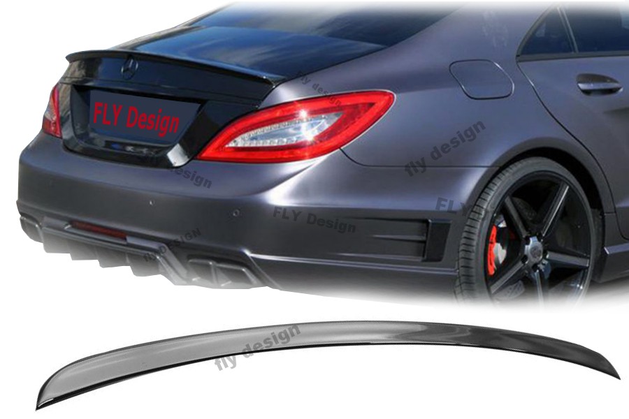FLY Sommer CLS 300 350 Rear Spoiler Lip Trunk Lip Black ABS With Approval