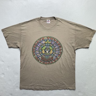 Beige Vintage Jimmy Buffet Shirt 2000 Tour XL Tuesday Thursday Sunday