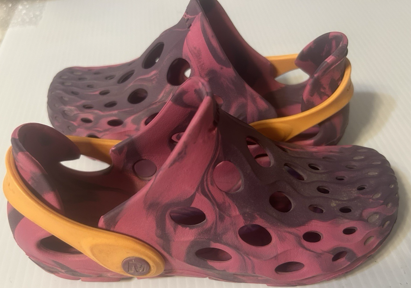 MERRELL Hydro Moc Outdoor Rosa Viola Sandali da Acqua Slip On Ragazza Gioventù 2