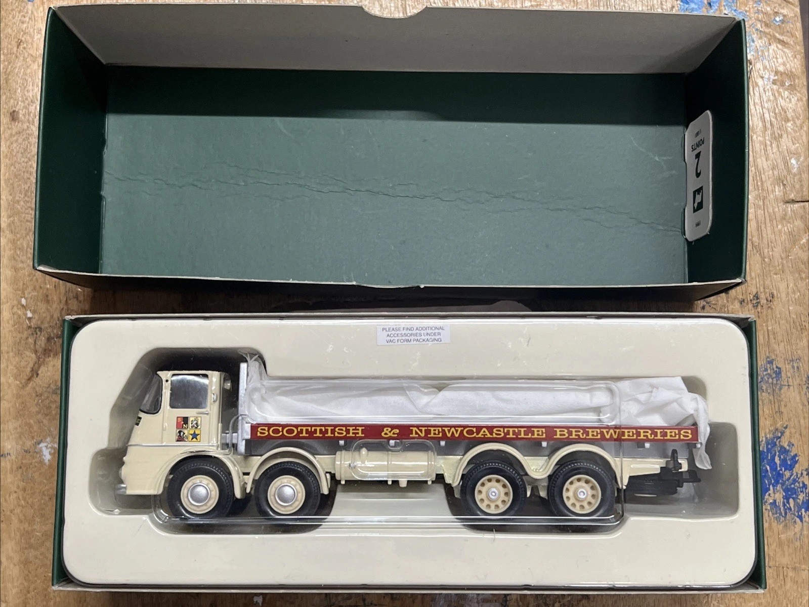 Corgi 11801 Premium Edition ERF KV 8 Wheel Platform Lorry - Scottish & Newcastle