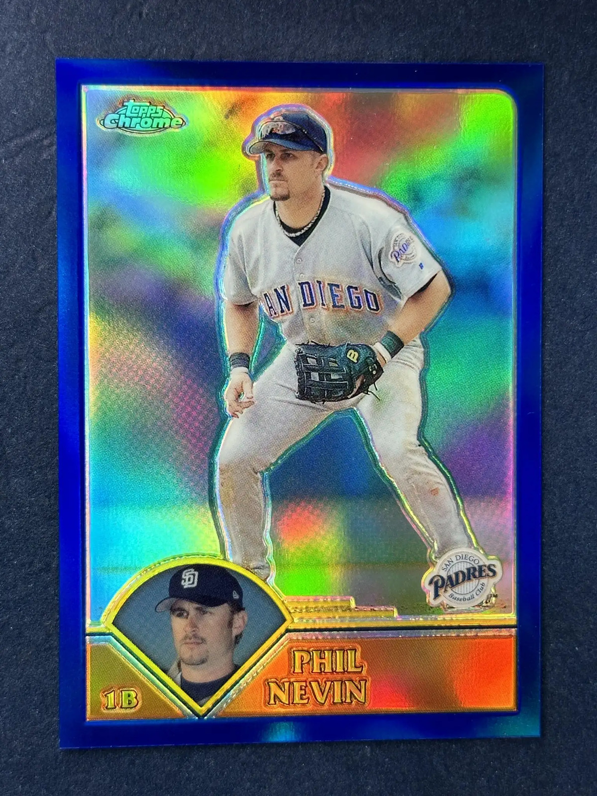 2003 Topps Chrome Refractor #78 Phil Nevin San Diego Padres /699
