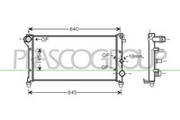 Prasco KüHler WasserküHler MotorküHler FüR Fiat Panda 1.3 D Multijet