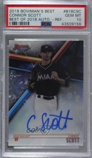 2018 Bowman's Best of Refractor Connor Scott #B18-CSC PSA 10 GEM MT Auto 8d2