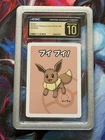 Pokémon 2019 Playing Cards JPN Edition Old Maid Eevee CGC Pristine 10
