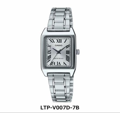 CASIO Casio Tank Watch LTP-V007D-7B Silver