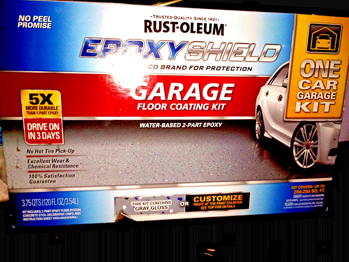 Rust-Oleum ExporyShield Garage Floor Coating Kit for sale online