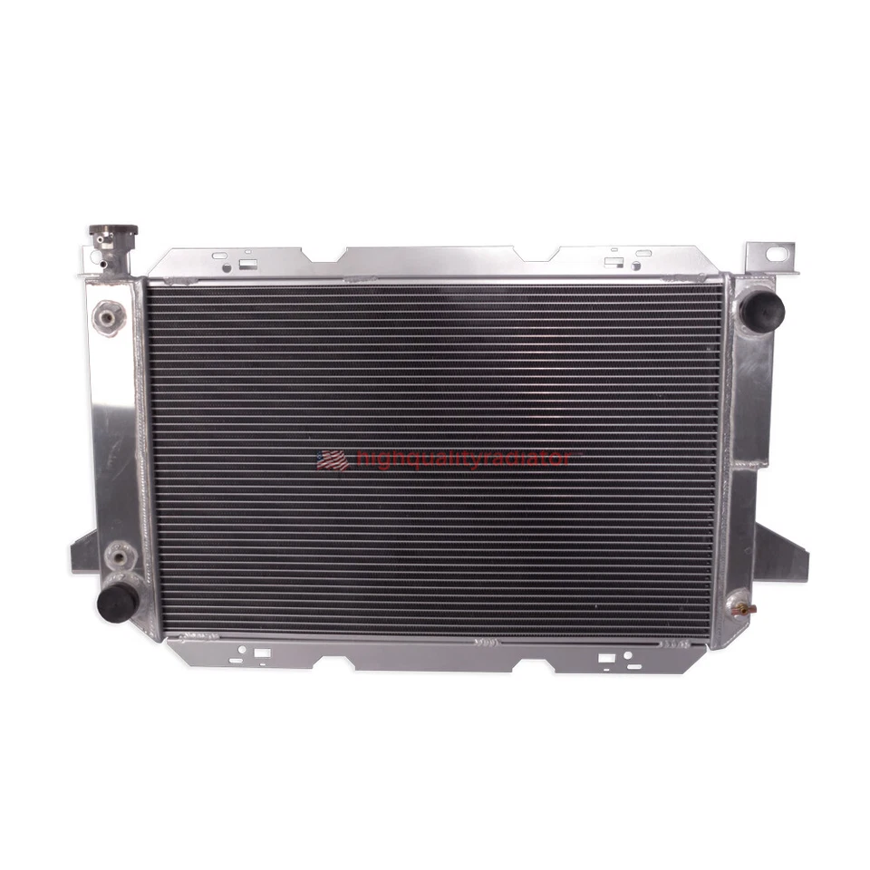 3Rows All Aluminum Radiator For 1988-1997 Ford F Super Duty 7.5L AT Foto 2 de 4