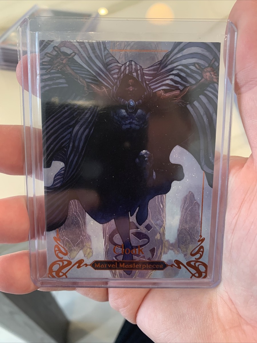 2018 Skybox Marvel Masterpieces 【Cloak】 2018 CLOAK SKYBOX MARVEL MASTERPIECES GOLD FOIL SIGNATURE
