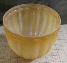 Vintage Wall Sconce Shade Replacement Prismatic Brown 6"