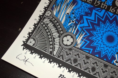 🎶 Phish Atlantic City 2012 Poster 🎸 Psychedelic Art 🐟 Ltd Ed #18/100 signiert - Bild 7 von 8