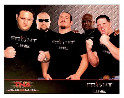 TNA IMPACT THE FRONT LINE 8X10 WRESTLING PROMO PHOTO OFFICIAL LICENSED RARE