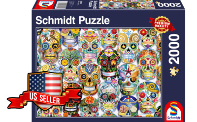 NEW & SEALED Schmidt 58995 La Catrina Day of the Dead 2000 Piece Jigsaw Puzzle