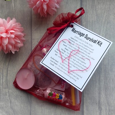 Marriage Survival Kit Perfect wedding gift for newlyweds UK