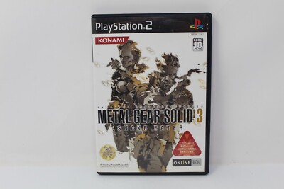 Metal Gear Solid 3 Snake Eater PlayStation 2 Japan REGION LOCK