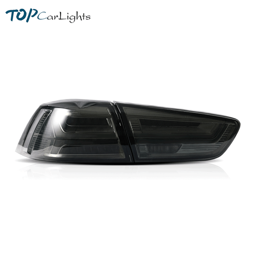 VLAND Smoked LED Tail lights For 2008-2017 Mitsubishi Lancer EVO Sedan Rear Lamp - Picture 2 of 12