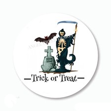 Halloween Trick or Treat Scrapbook Stickers Envelope Seals Favors Labels