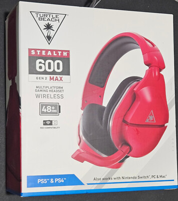 Turtle Beach Stealth 600 Gen 2 MAX Wireless Gaming Headset for PS4,5/Switch/PC