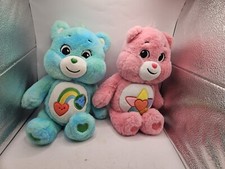 Care Bears Plush 10" Heart Song Bear True Heart Bear Love Earth Bear 2021 Used