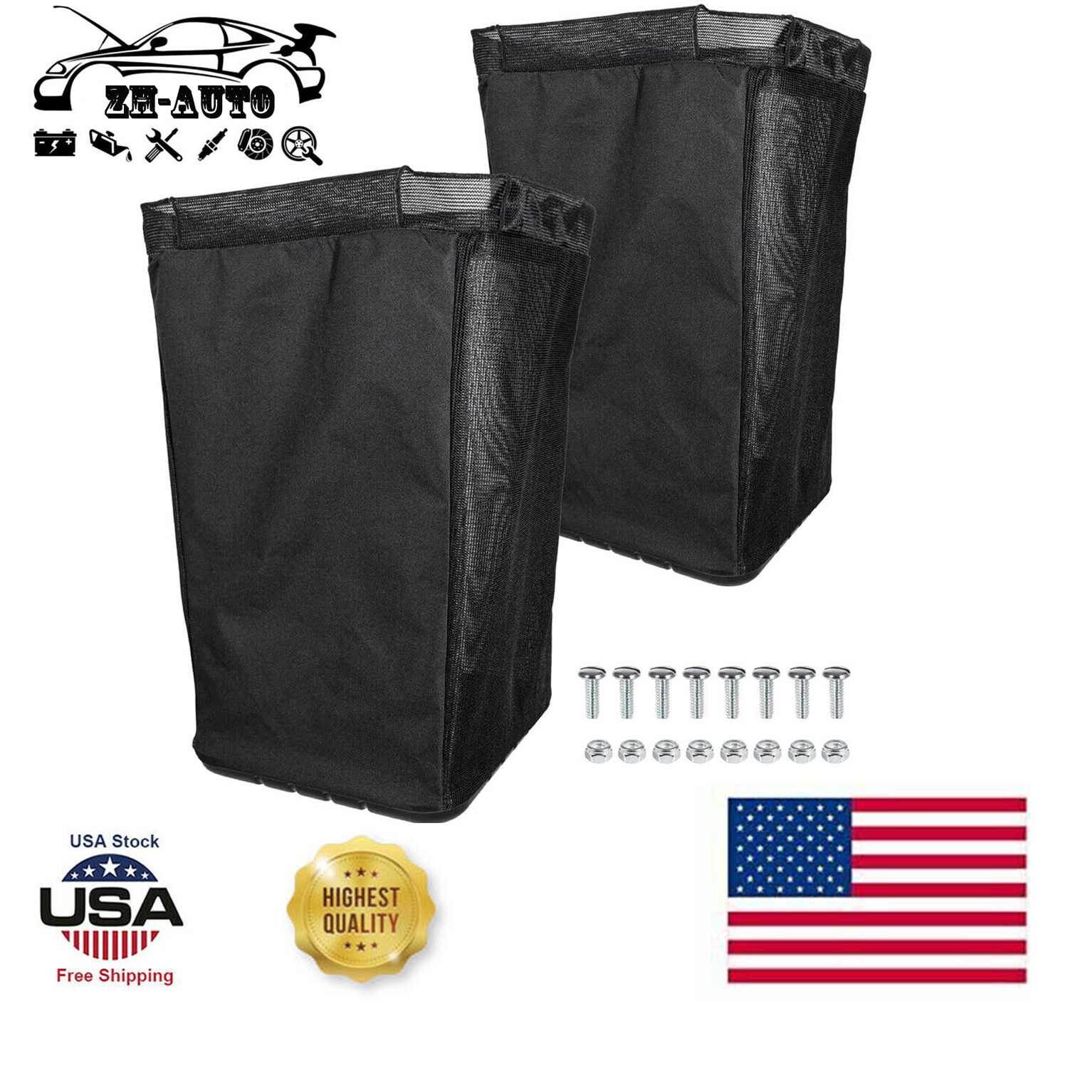 MWEDP 2er Set Grasbeutel - Kompatibel Mit John Deere AM101602, Für Serie 100, L110, X110, D100 & Mehr