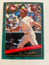 PROMO 1994 Post #20 Lenny Dykstra Phillies