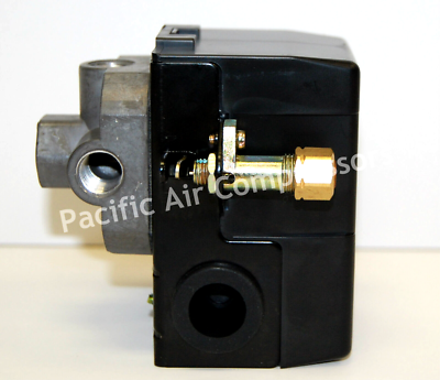 #ad SANBORN REPLACEMENT AIR COMPRESSOR PRESSURE SWITCH. FOUR PORT. 95 125 PSI $29.90