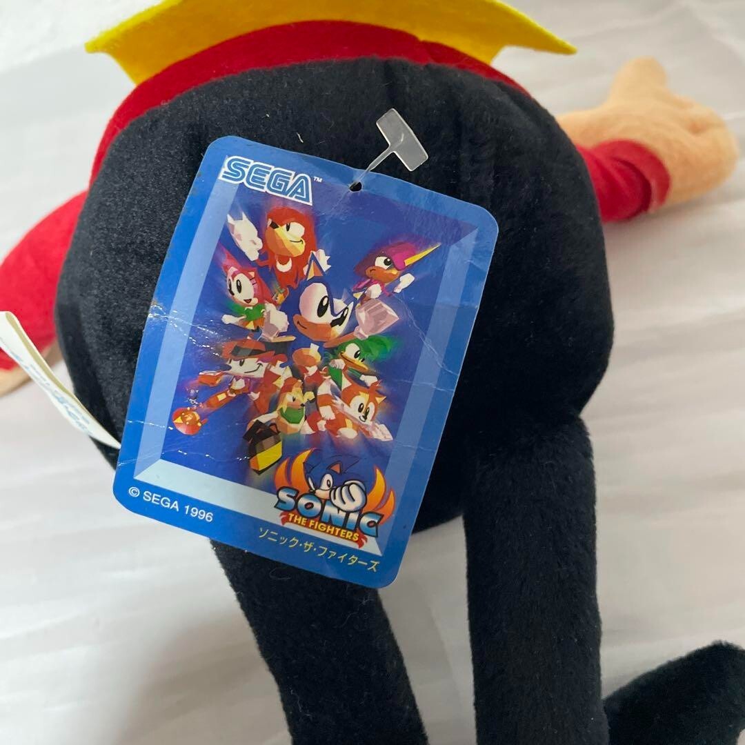 SEGA Sonic the Fighters Dr. Eggman Plush Doll Retro 1996 Japan