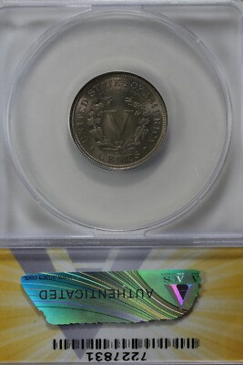 1901 .05 ANACS AU 58 Liberty Nickel, V Nickel, 5 Cent Piece | eBay