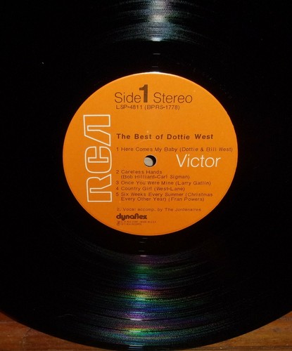 THE BEST OF DOTTIE WEST-1972 1st RCA LSP-4811-NEAR MINT Country LP in Shrinkwrap - Picture 4 of 5