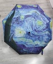 Ombrello Notte stellata di Vincent Van Gogh nuovo con cartellino