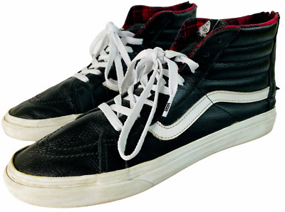 vans with leather back