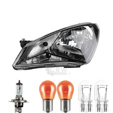 Halogen Scheinwerfer HauptScheinwerfer links H4 für Seat Mii inklusive Lampen