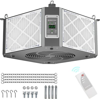 Abestorm 360° Intake Air Filte System Ionizer 1350CFM Woodworking Dust Collector