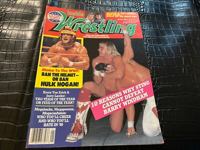 JANUARY 1989 INSIDE WRESTLING magazine - HULK HOGAN - STING | eBay