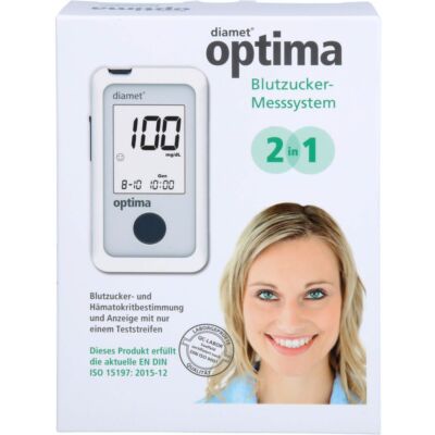 DIAMET optima Blutzuckermesssystem 2in1 1 St PZN03654883