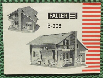 Faller AMS - Original Manual for Kit 208 (MA141)