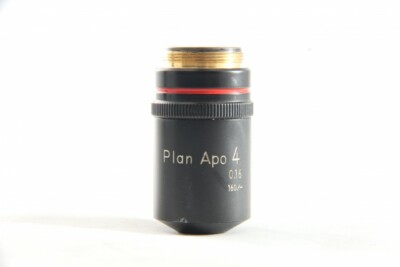 Nikon Plan APO 4x / 0.16 160mm TL Microscope Objective from Japan #1335