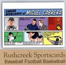 2022 Topps Heritage #73TC-10 Miguel Cabrera Tigers 1973 Topps Comics